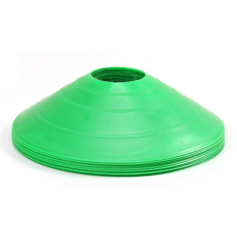 10 Stuks Beroep Training Disc Field Markering Coaching Training Tool Disc Kegels Voetbal Basketbal Snelheid Agility: green