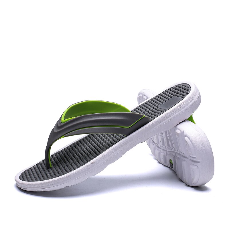 Herre flip flops sommer herre stil eva myke sko utendørs strand herre tøfler massasje menn fottøy sandaler