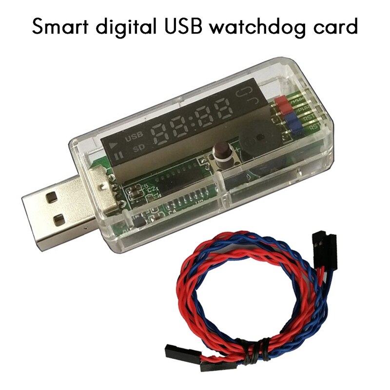 AU42 -WiFi USB Watchdog Mobile Remote Watchdog Card LED Screen Automatic Loop Operation for Bitcoin BTC Miner