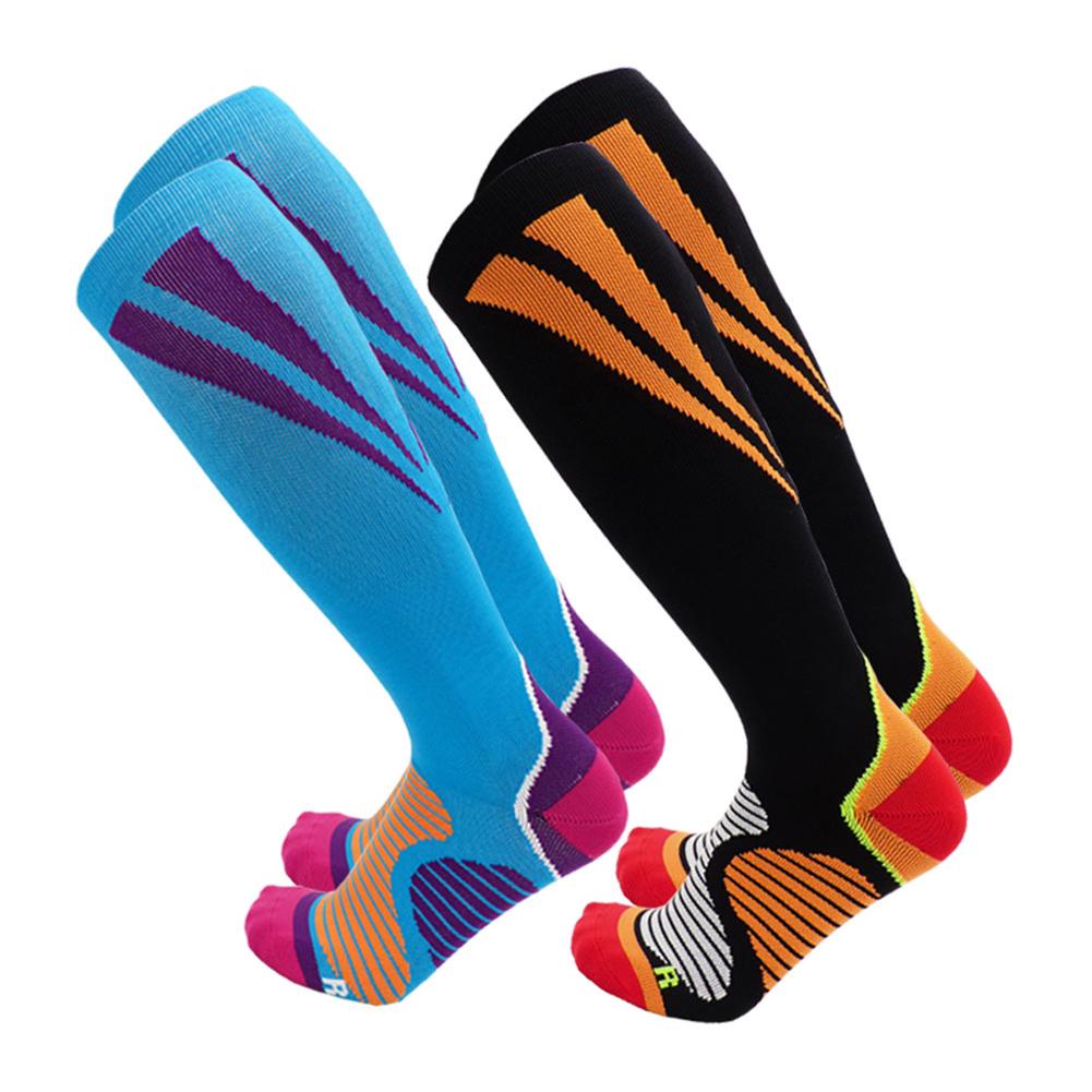 Calcetines de compresión para hombre, calcetines deportivos transpirables de absorción sin costuras para invierno, transpirables, absorbentes de humedad, para maratón, ciclismo, esquí