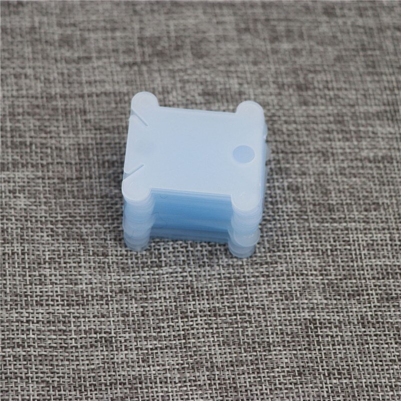 50 Stuks Borduren Floss Craft Draad Spoel Kruissteek Opslag Houder Plastic Tim Borduurgaren Opslag Classificatie: Blue