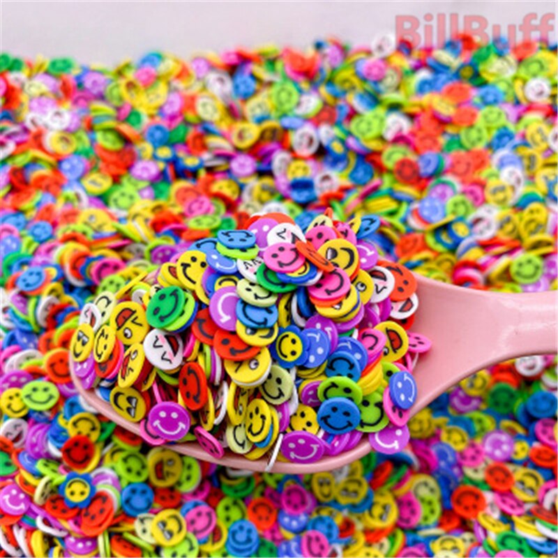 1000pcs/set Cake Fruit Slices Decor Additives For Slime Filler Supplies Clay Accessories Lemon For Nail Art Slime For Toy: Gold