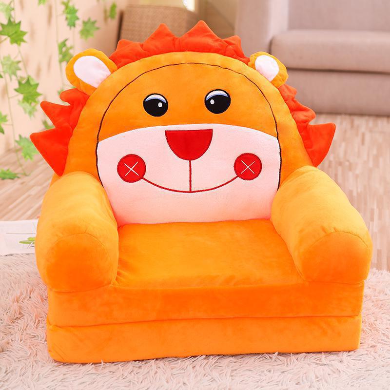 Mode Kinderen Sofa Vouwen Cartoon Leuke Lui Persoon Liggen Seat Baby Kruk Kleuterschool Kan Worden Gedemonteerd Gewassen: 6