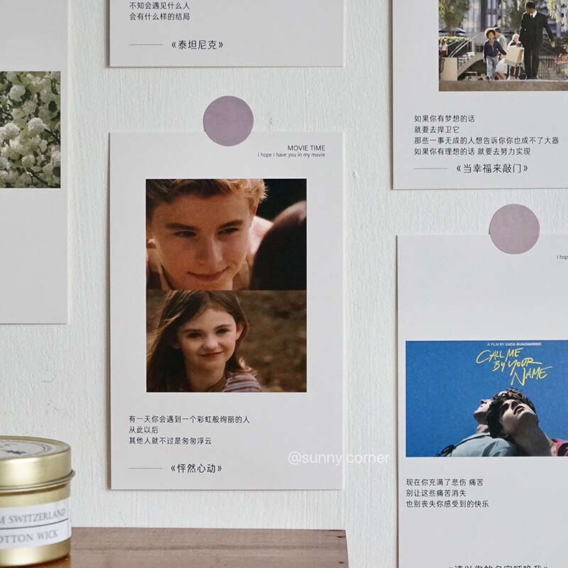 30pcs Postcard Photo Collage Set Wall Collage Kit Exqusite Aesthetic Posters Bedroom Decor