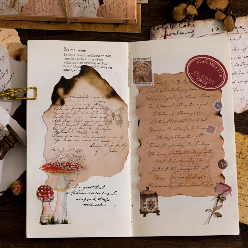 30 Sheets/Pack Antique Letters Postcard Retro Style Writing Greeting Card Scrapbooking Vintage Invitation Card