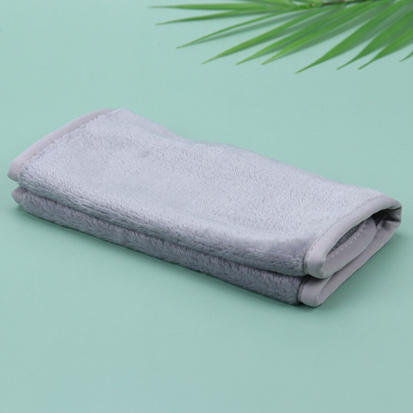 Flicka mjuk återanvändbar ansiktsrengöring mikrofiber handduk smink ta bort pad trasa ansikte skönhetsverktyg badhandduk produkt: Grå