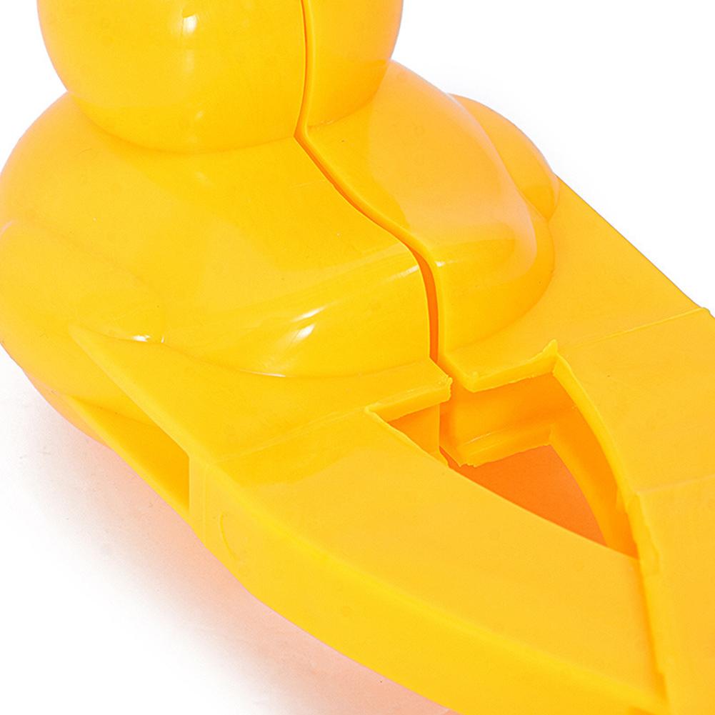 6 plastique canard forme boule de neige fabricant Clip enfants sable neige boule moule jouet aléatoire pour boule de neige lutte en plein air Fun Sports jouets hiver