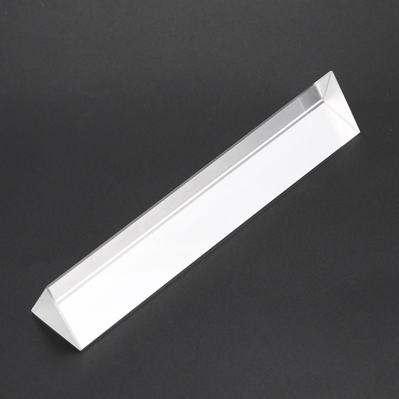 Gtbl 15Cm X 3Cm Regenboog Optical Glass Triple Driehoekig Prisma Natuurkunde Onderwijs Lichtspectrum Met Geschenkdoos