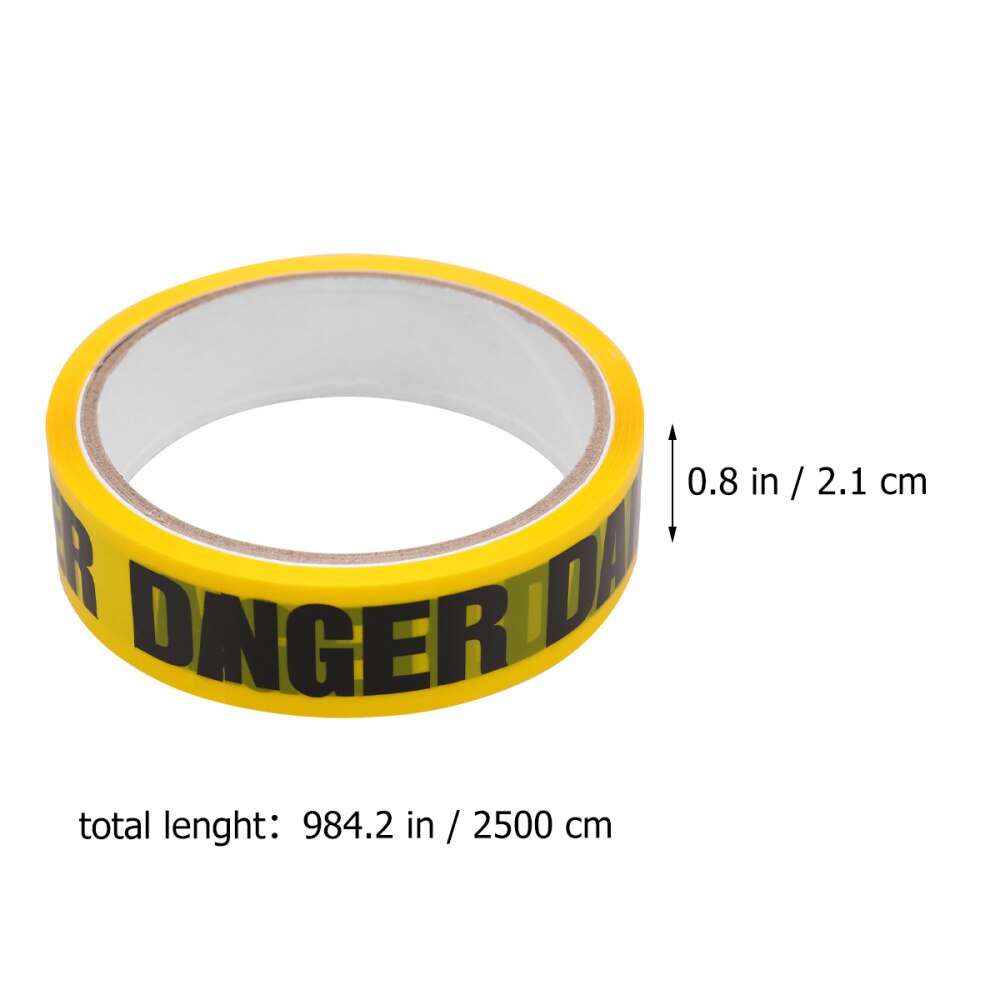 2PCS KEEP OUT Warning Safety Tape Safe Self Adhesive Sticker Warning Tape Masking Tape Barrier Tape Roll