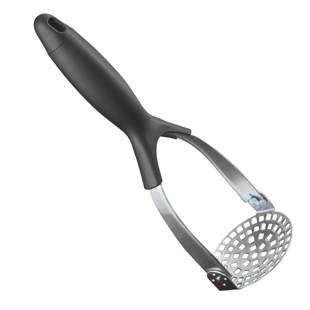 Potato Press Masher Vertical Foldable Handle Manual Stainless Steel For Mashed Potatoes Or Vegetable Puree