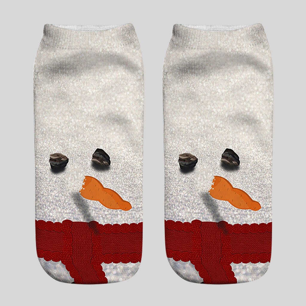 Unisex Ankle Sokken Kerst Grappige 3d Gedrukt Casual Sokken Grappige Comfortabele Leuke Low Cut Harajuku Skateboard Sokken #42: D
