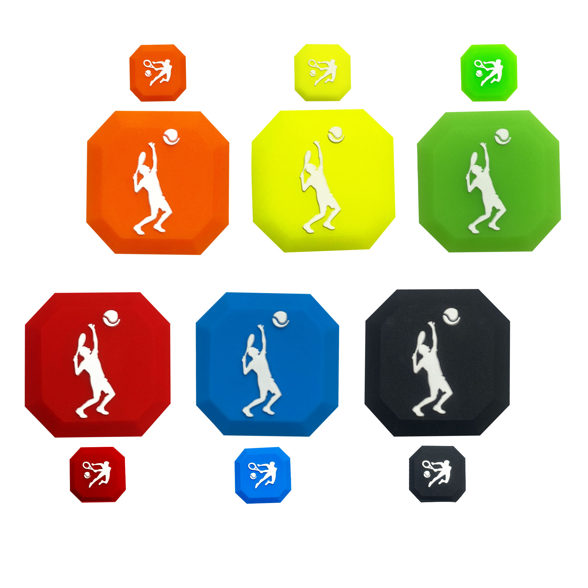 50 Stks/partij Diamanten Tennis Trillingsdemper