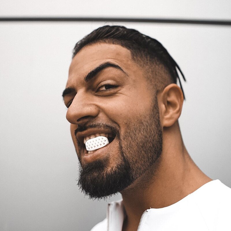 Entrenador de mandíbula para estiramiento Facial, artefacto para masticar músculo Facial, Bola de ejercicio para cuello y cara, equipo expansor de fuerza