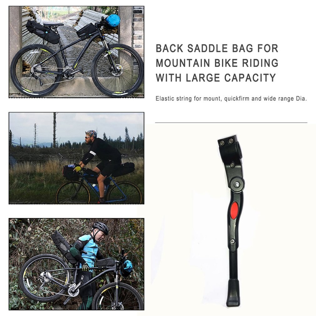 In Lega di alluminio Posteriore Della Bicicletta Staffa Supporto per il Piede di Lunghezza Regolabile Breve Mountain Bike 26 Pollici Bicicletta Supporto Laterale