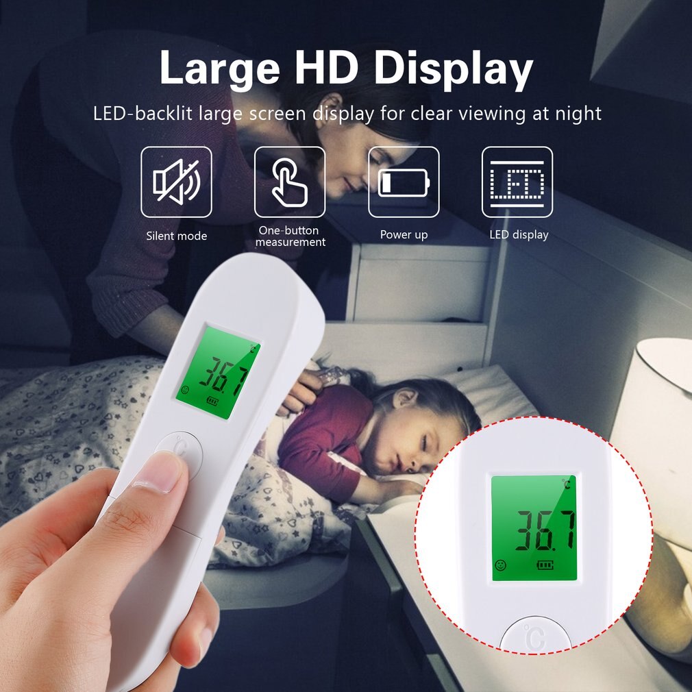 Baby Voorhoofd Led Infrarood Digitale Thermometer Grandado