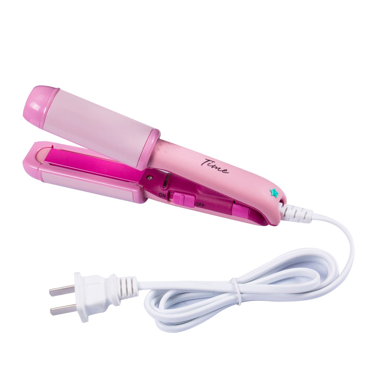 Ceramic Tourmaline Ionic Flat Iron Hair Straightener Glider US PLUG: US 2IN1