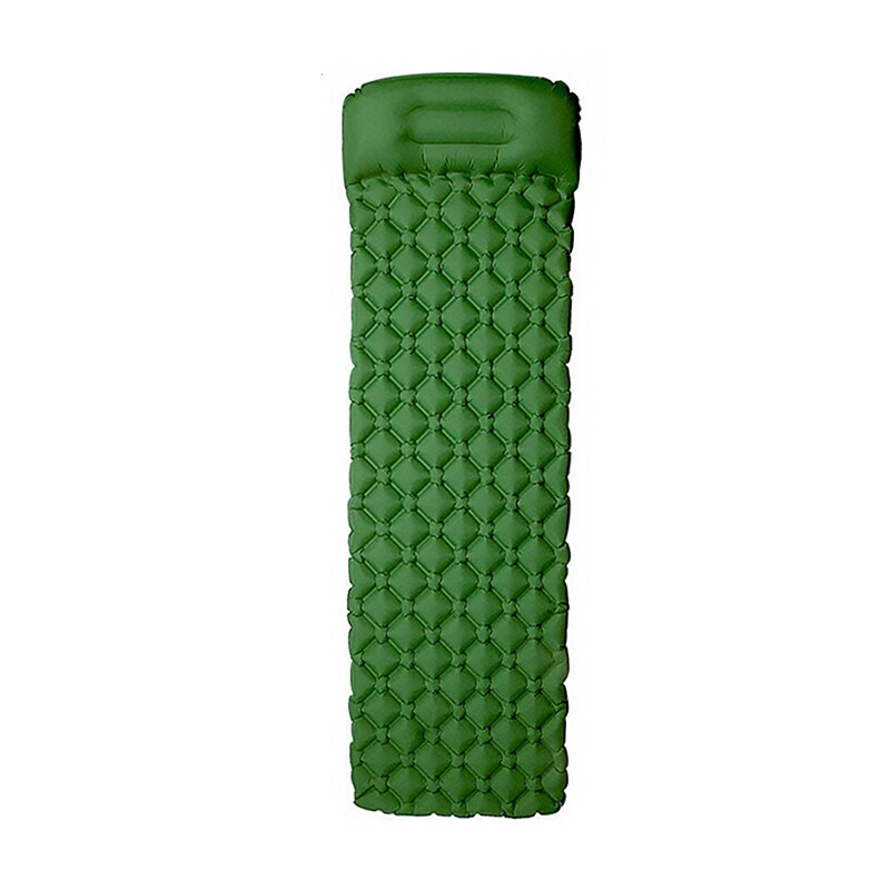Opblaasbare Matras Voor Outdoor Camping Matras Zelf Opblaasbare Naturehike Lucht Mat Lichtgewicht Meubels Bed Ultralight Kussen: Green