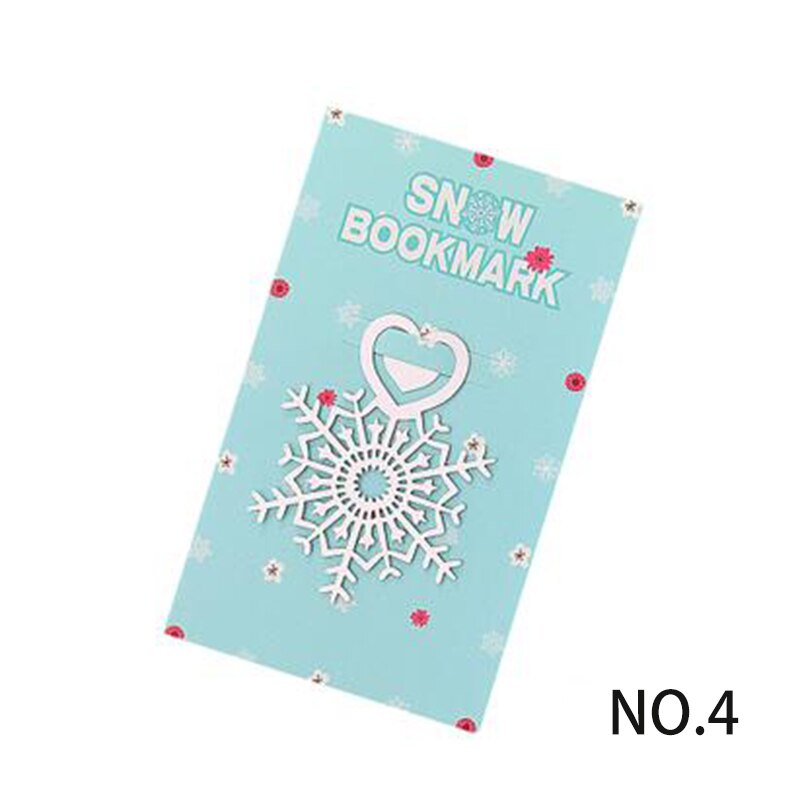 Metall Blume Lesezeichen Edelstahl Schneeflocke Buch Seite Marker wie Weihnachten 30 teile/los: Nein.4