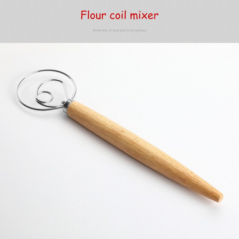 Bread Baking Tool Set Bread Scraper Dough Whisk Dough Scraper for Bread Cake Pizza Health99