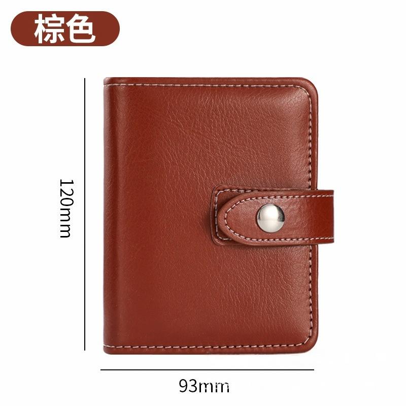 M5 PU Leather Binder Wallet Cover Savings Wallet Folder 5-Ring Refillable Notebook Planner Hardcover Budget Binder Organizer: MULTI