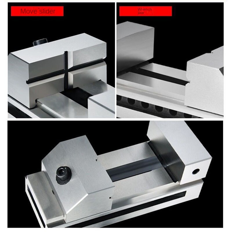 2" High Precision Machine 2 Inch Vise Fast Moving Vise CNC Vise Tongs Plain Vice For Surface Grinding Milling EDM Machine tools