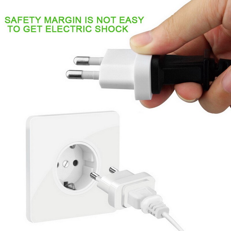 Cn Ons Eu Euro Europa Plug Adapter 2 Ronde Socket Converter Travel Electrical Power Adapter Socket China Naar eu Plug