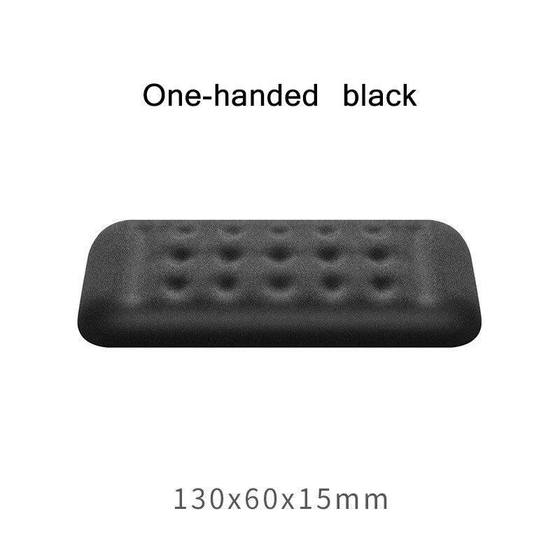 Voor Kantoor Gaming Toetsenborden Toetsenbord Polssteun Ondersteuning Kussen Comfortabele Memory Foam Gewatteerde Ergonomische Pols Kussen: One-Handed