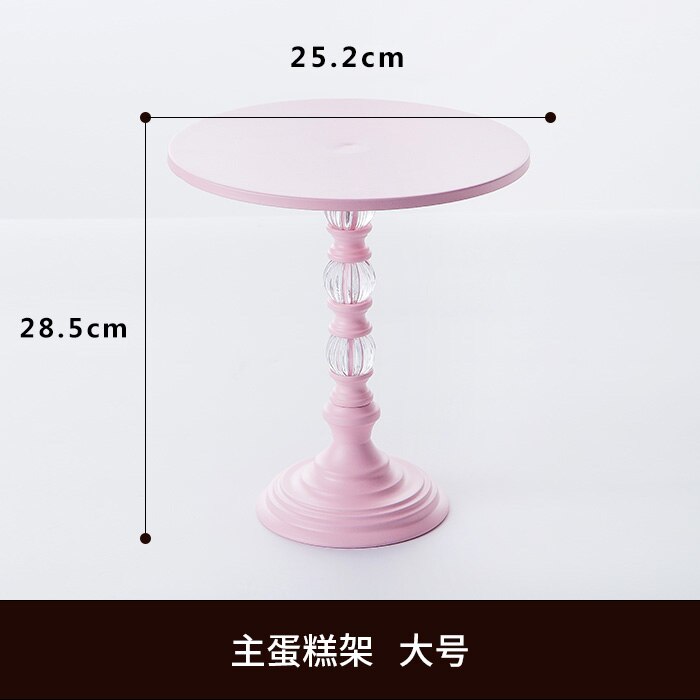 Roze Zoete Dessert Tafel Leverancier Baker Showcase Cake Stand Bruiloft Props Decoratie Gereedschappen Hollow Lace Tray Dessert Candy Bar: NO 3