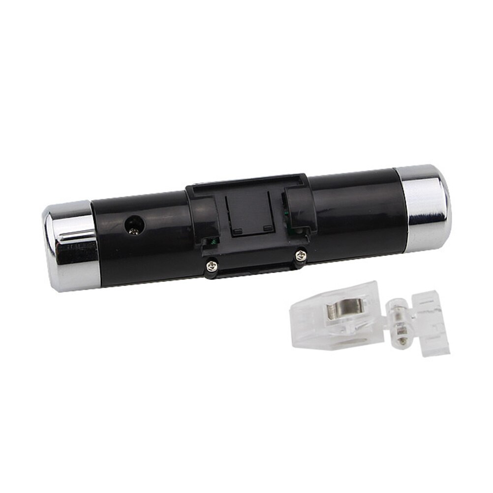 2 In 1 Backlight Mini Electronic Clock With Thermometer Digital LCD Display For Car Air Vent Auto Car Clock Mini Time Clock Clip