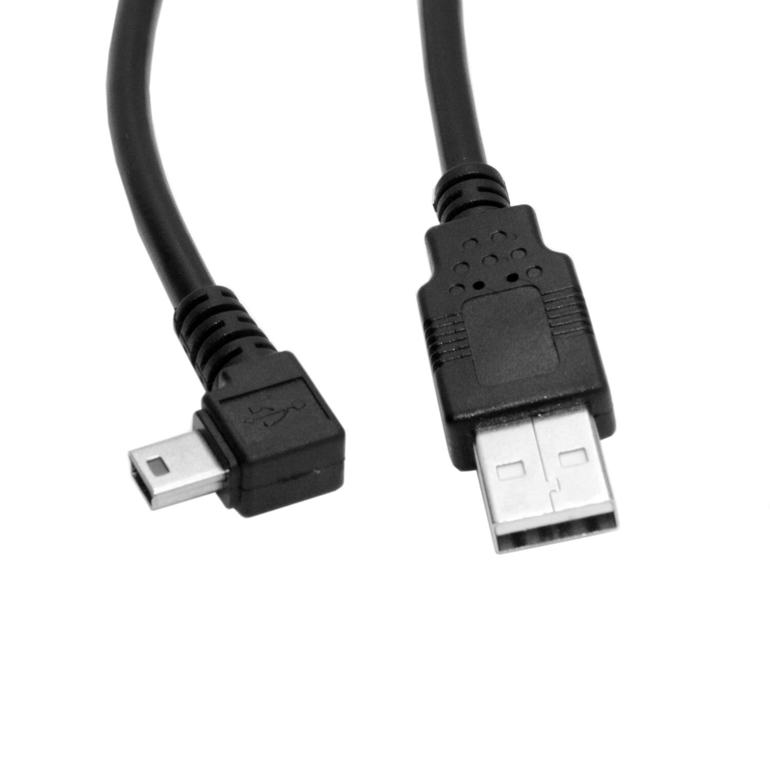 Chenyang USB 2.0 Male to Mini USB B Type 5pin Male Right Angled 90 Degree Data Cable 6ft 1.8m