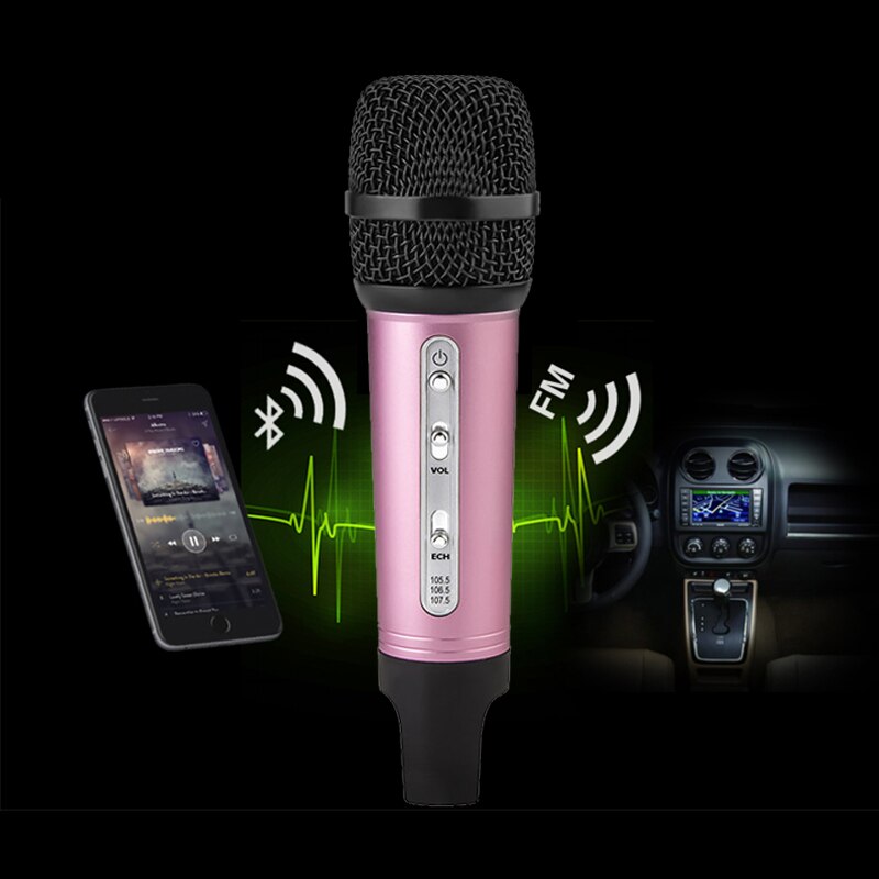 Wired Car Radio Microphone Bluetooth Wireless Karaoke Home Studio Handheld Computer Capacitive Car Microphone