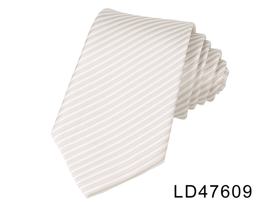 Corbatas delgadas a rayas para hombre y mujer, corbata de trajes informales de Color sólido, corbata para boda, negocios, de novio: LD47609