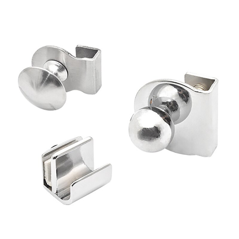 Glass Clip Cabinet Pulls Handle Glass Door Handle Drawer Furniture Clip Pull