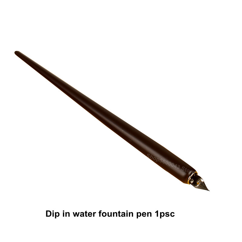 Ceramic Art Pigment Overglaze Color Water-soluble Color Pigment Low Temperature Overglaze Ceramic Painting Tool: 1pcs Dip pen