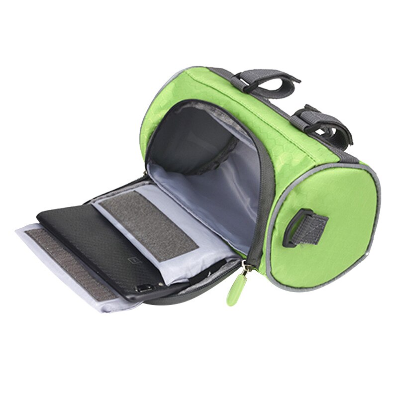 Fietstassen fietstas outdoor 5l fiets fietstas stuur voorbuis fietstas mand schoudertas: Groente