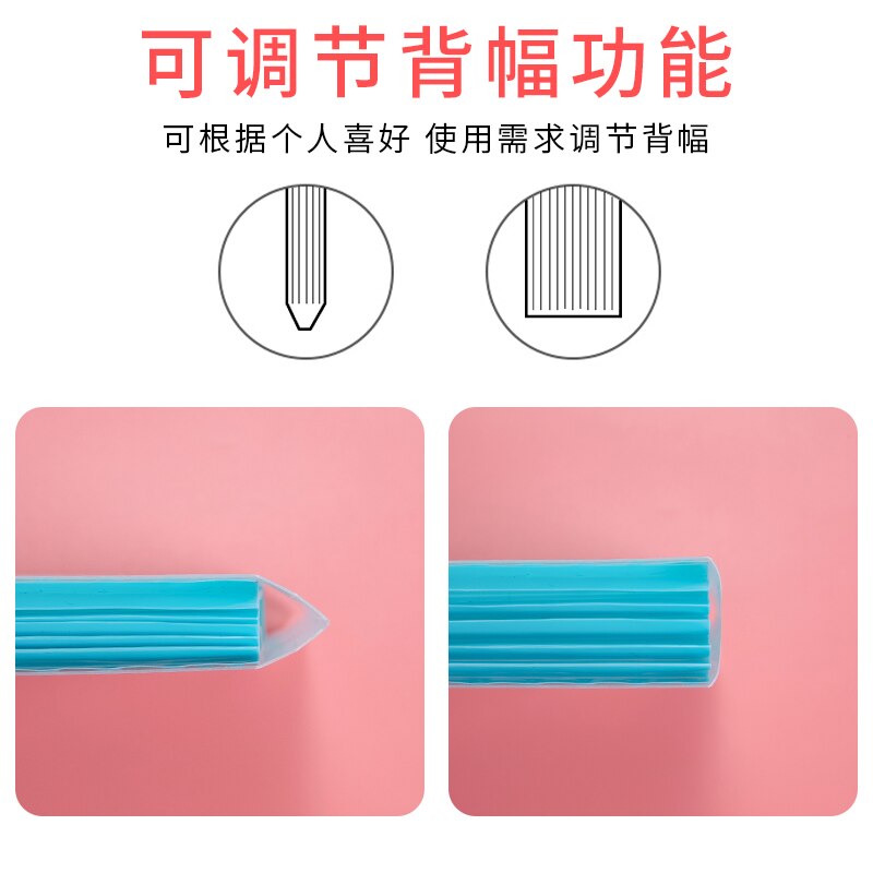 Plastic A4 Map File Manager Ontvangst Bestand Extension Bestand Pakket Wetsvoorstel Map Papier Houder Kantoorbenodigdheden