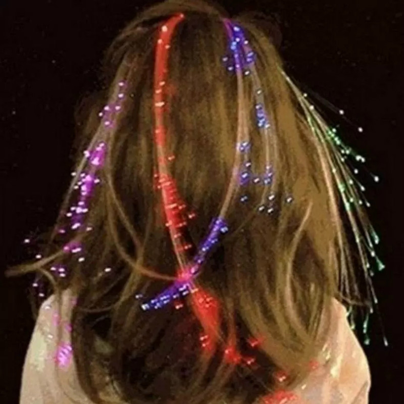 Frauen LED Haar Clips Schmetterling Leuchten Haar Geflecht Festival Haarnadeln Leuchtende Haarspangen Party Cosplay Blitz Haar Perücke Zubehör