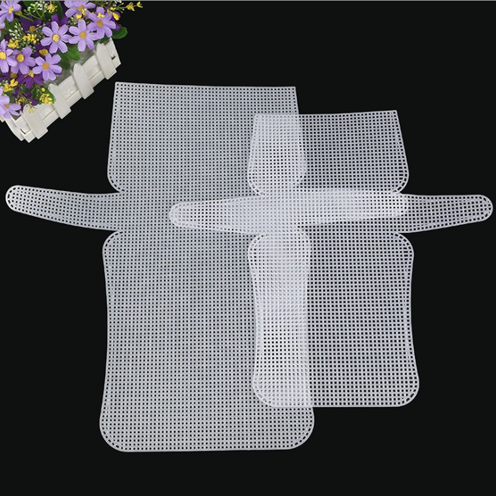 Crochet à grille pour couture, bricolage, fournitures artisanales, sacs à loquet, maille en plastique, fil de tissu, sac, tapis, sacs de tissage, accessoires de fabrication