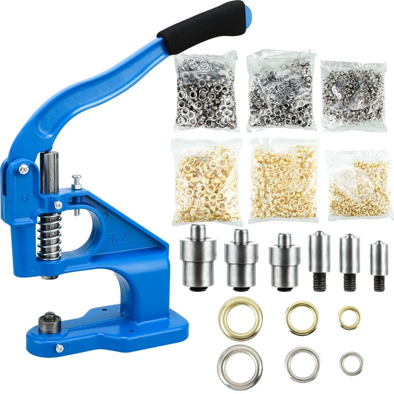 Punch Manual Installation Tool Grommet Eyelet Machine Hand Press Sew Pressing Clamp Machine DIY Manual Snap Eyelet Press Craft