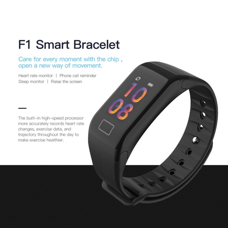 F1 Plus Smart Band Bloeddruk Waterdicht Kleur Screen Sport Smart Armband Hartslagmeter Polsbandjes