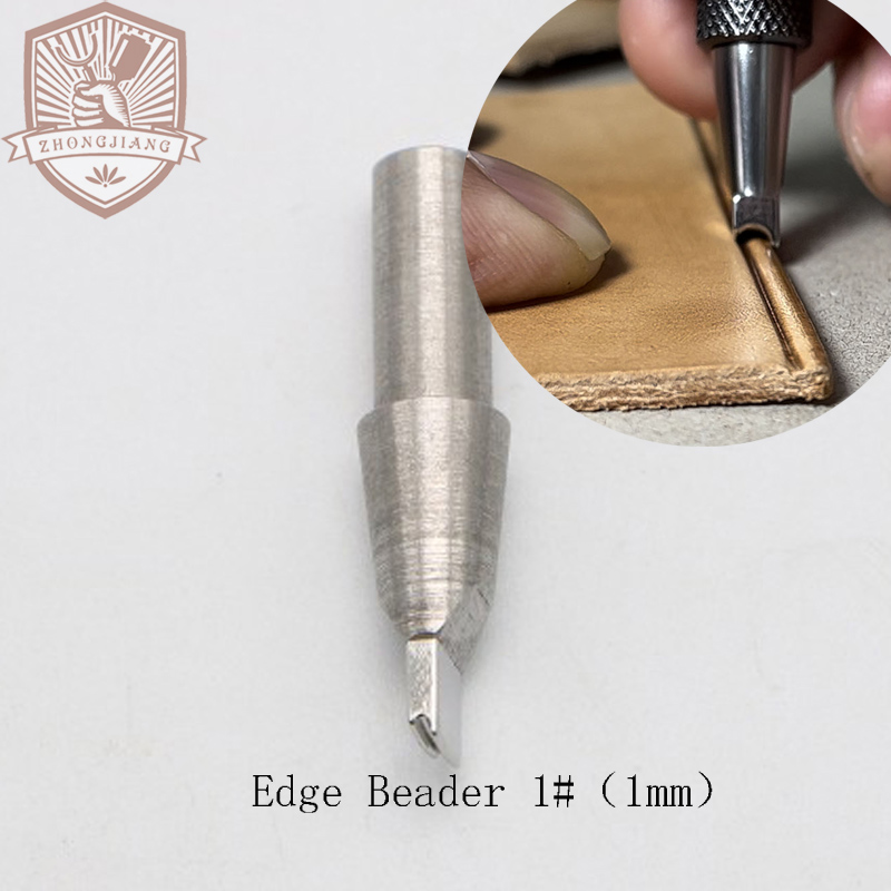Leather Craft tools Edge Beader And Double Line for Carving Swivel Knives: plum