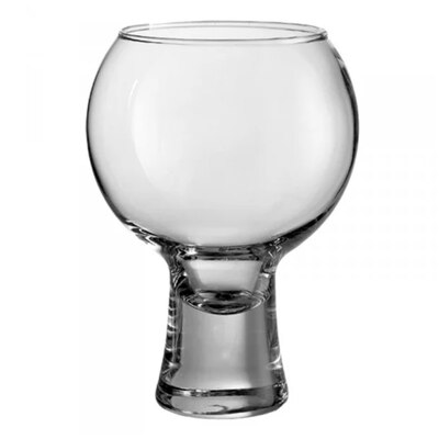 Spherical Wine Glass Cup Lead Free Crystal Glass Wine Cup Handmade Blow Salad Dessert Cup Family Bar Party Drinkware: 520ml 2 pcs