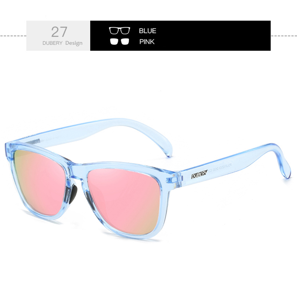 DUBERY Gafas de sol polarizadas con montura completa para hombres y mujeres 28 colores modelo 550