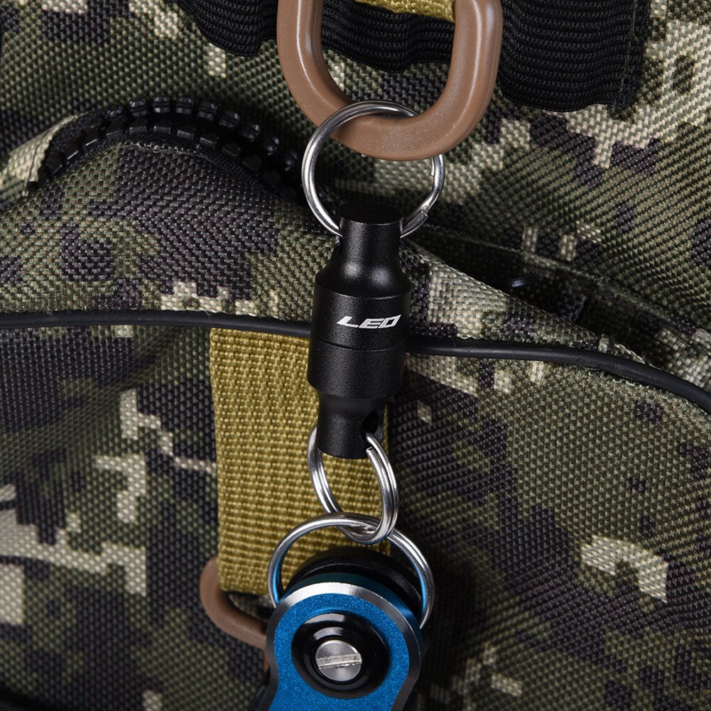 Fly Fishing Magnetic Net Release Landing Net Holder Keeper with Lanyard Outdoor Portable Fly Fishing Accessories Fishing Tackle