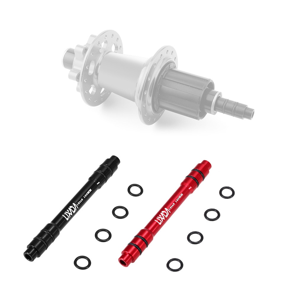 Lixada 12mm bis 9mm QR Adapter MTB Fahrrad Steckachse Hub schnell Freisetzung 135mm Fahrrad Vorderrad Hub Adapter