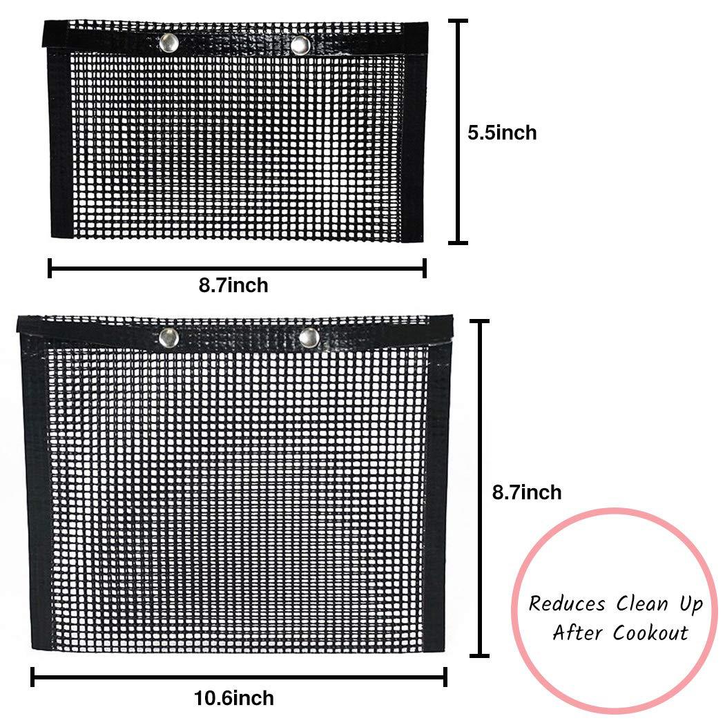 Non-stick Bbq Mesh Grillen Tas Hittebestendigheid Bbq Gebakken Tas Grillen Bakken Herbruikbare Non-stick Mesh Grillen zak Bbq Gereedschap
