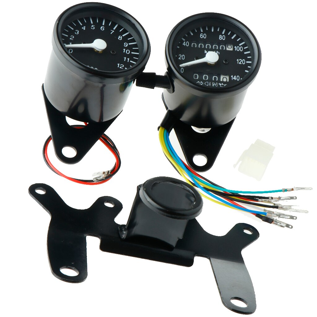 Speedometer/Odometer/ Tachometer Gauge Indicator With Bracket 0-160 Km/h