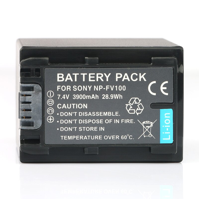 LANFULANG 2 unids/lote NP-FV100 NP FV100 cámara Digital baterías para Sony FDR-AX700 FDR-AX60 FDR-AX45 HDR-CX680 HDR-CX170 HDR-CX300