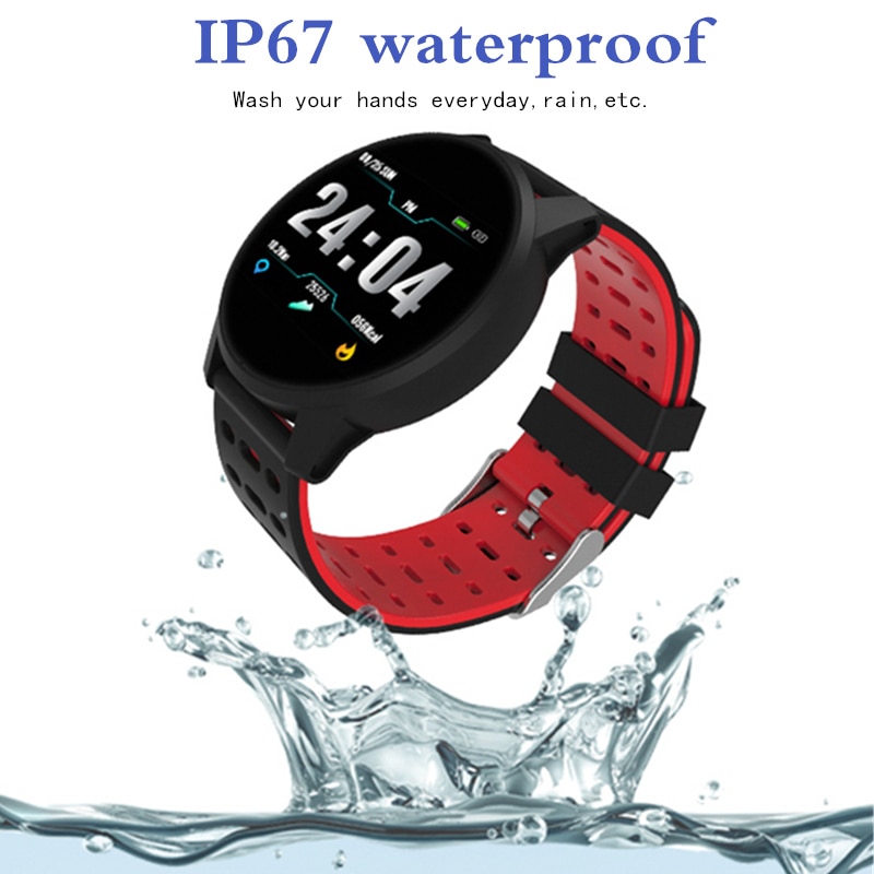 Clever Uhren Männer Frauen Herzschlag Meter blutdruck Fitness Tracker Smartwatch GPS Sport Uhren für Android Ios