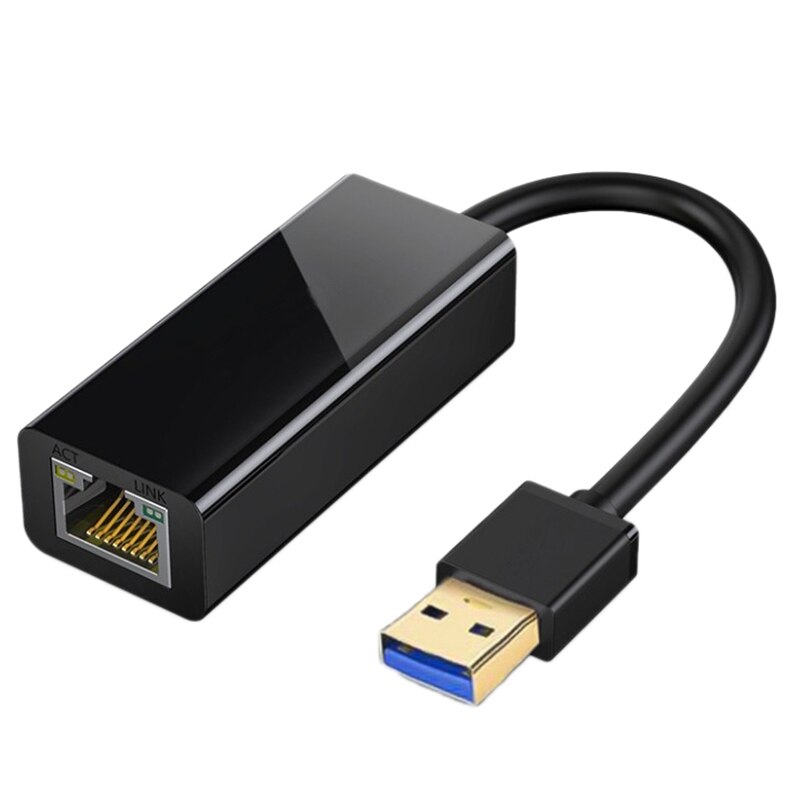 USB to Ethernet Adapter USB 3.0 Hub to Gigabit Ethernet LAN RJ45 Network Card Adapter for Windows PC Laptop: Default Title
